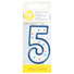 Wilton Birthday Candle, 5, 3 Inch