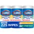 Clorox Disinfecting Wipes Variety Pack, Bleach Free, Crisp Lemon & Fresh Scents