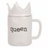 Matte Queen Mug - Black & White