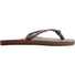 Rainbow Sandals Women's Flirty Braidy Flip-Flops - Dark Brown - L
