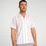VRST Men's Performance Resort Shirt, S - Multi Harbor Stripe
