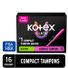 U by Kotex Click Compact Unscented Tampons, Super
