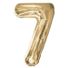 Kaleidoscope Balloon Champagne Gold Number 7