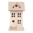 ArtMinds 7.5" Assorted Unfinished Wood Townhouse Birdhouse