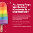 JonnyPops Organic, Rainbow Fruit Stacks, Frozen Pops