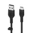 Belkin BoostCharge Flex USB-C to USB-A Charging Cable - Black