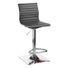 Crosby St Maxwell Adjustable Faux Leather Barstool - Grey