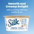Silk Vanilla Dairy Free, Soy Milk Yogurt Alternative, Smooth and Creamy Plant Based Yogurt with 6 Grams of Protein Per Serving, 5.3 OZ Container