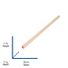 Madison Mill 444513 1" Diameter x 36"L Square Poplar Dowel
