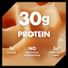 Oikos Protein Shake, Salted Caramel, 30g High Protein Drinks, Shelf Stable, Ready to Drink, 5g Prebiotic Fiber, 12 fl oz Bottle, 4 Count