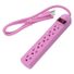 Five Below 6-Outlet Power Strip - Pink
