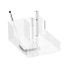 The Container Store Luxe Cosmetic & Brush Organizer - Clear - 6-1/4" x 8-1/2" x 3-5/8"