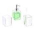 Acrylic Square Brush Holder - Clear - 2-7/8" x 3-3/4"