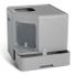 Exquisicat Dual Entry Hooded Cat Litter Box, X-Large - Grey