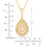 14kt Yellow Gold Pear Drop Pendant