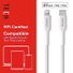 Staples Tech Lightning to USB-C Charging Cable - White