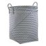 Strapping Laundry Hamper - Blue & White - 18" x 18" x 22" h