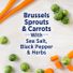 Birds Eye Oven Roasters Seasoned Brussels Sprouts & Carrots, Frozen Vegetables