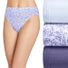 JOCKEY Women's Elance 100% Cotton French Cut Underwear - Midnight Iris, Bouquet Bloom & Frothy Blue