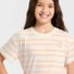 Cat & Jack Girls' Short Sleeve Striped T-Shirt, S - Multicolor