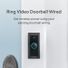 Ring 1080p Wired Video Doorbell - Black