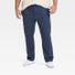 Goodfellow And Co Men's Comfort Wear Slim Fit Chino Pants, Size 32 x 30 - Blue