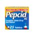 Pepcid AC Maximum Strength Heartburn Medicine, Famotidine, 25 ct