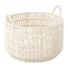 Round Cotton Rope Laundry Basket - Natural - 19-3/4" x 12-1/2"