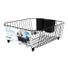 At Home Metal Wire Dish Rack, 14 X 12.5 X 55 Inch - Black