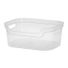 Mainstays Medium Open Plastic Bin - Clear