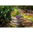 Real Wood Products Rustic Weathered Oak Wood Barrel - Brown - 25.5" W x 17.5" H