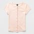 Wild Fable Women's Cap Sleeve Round Neck Button-Down Shirt, XXS - Pink