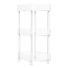 The Container Store 11-1/2" x 15-1/4" x 30-5/8" Luxe Acrylic 3-Tier Rolling Cart