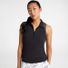 CALIA Women's Golf Fashion Sleeveless Polo, M - Pure Black