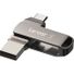 Lexar JumpDrive Jump Drive D400 Dual 64GB USB 3.1 Flash Drive - Titanium