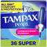 TAMPAX Pearl Plastic Super Absorbency, Unscented Tampons