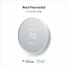 Google Snow Nest Thermostat Programmable Smart Wi-Fi Thermostat for Home