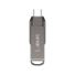 Lexar JumpDrive Jump Drive D400 Dual 64GB USB 3.1 Flash Drive - Titanium