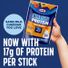Kraft Natural Cheese Protein Reduced Fat Mild Cheddar Protein Big Stick 10 oz Bag (5-2oz Sticks)