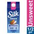 Silk Almond Milk, Unsweet, Dairy Free, Gluten Free, Seriously Creamy Vegan Plant Based Milk with 5 Essential Nutrients, 64 fl oz Half Gallon
