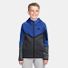 Nike Boys' Tech Fleece Full-Zip Sweatshirt, XL - Game Royal/Anthracite/Smoke Grey/Black