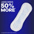 Always Maxi Overnight Pads Without Wings Unscented