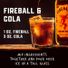 Fireball Cinnamon Whiskey, 50ml Plastic Bottles, 10 Count
