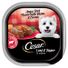 Cesar Loaf & Topper Soft Wet Dog Food Beef Flavor with Bacon & Cheese, 3.5 oz. Tray