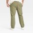 Goodfellow And Co Men's Comfort Wear Slim Fit Chino Pants, Size 32x34 - Olive Green