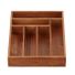 12" x 17-3/4" x 2-1/2" h 6-Section Acacia Flatware Organizer