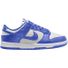 Nike Women's Dunk Low Shoes, Size 9, Medium/B - White & Sapphire