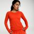 CALIA Women's Seamless Long Sleeve Tee, L - Fresh Red