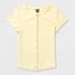 Wild Fable Women's Cap Sleeve Round Neck Button-Down Shirt, XS - Yellow