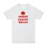 Insert Cheesy Bread Graphic Tee, XL - White